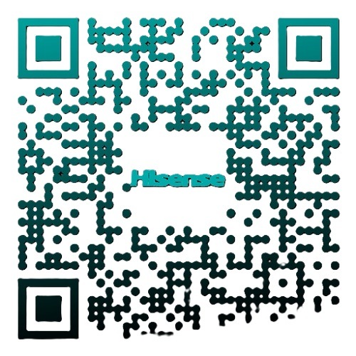 Televize Hisense 55E7Q PRO QR kód na zobrazení 3D modelu