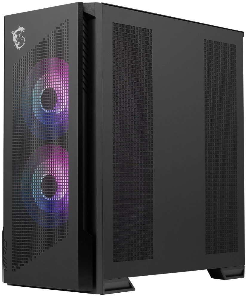 Case MSI MPG Velox 300R Airflow PZ černá Case MSI MPG Velox 300R Airflow PZ v předním pohledu