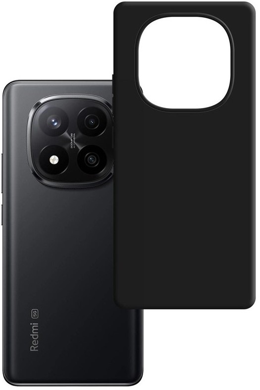 Kryt na mobil 3mk Matt Case na Xiaomi Redmi Note 15 Pro+ 5G v černé barvě