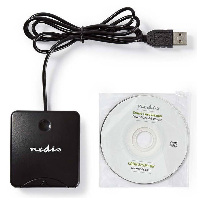 Čtečka eObčanek Nedis Smart Card USB 2.0