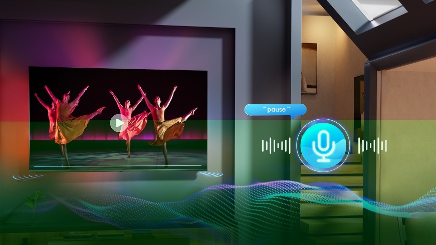 Televize Hisense 85E6NT Televize Hisnse 85E6NT, hlasové ovládání