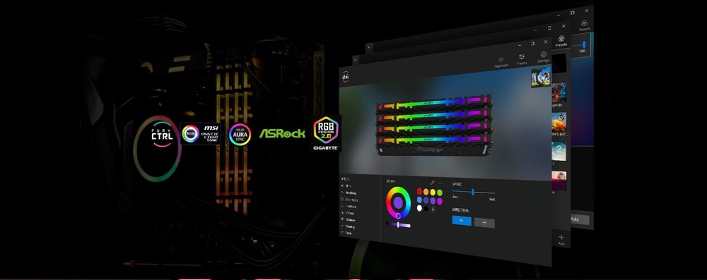 Operační paměť Kingston FURY Renegade RGB 16GB (2x8GB) DDR4 3600MHz CL16 DIMM Kingston FURY Renegade RGB DDR4
