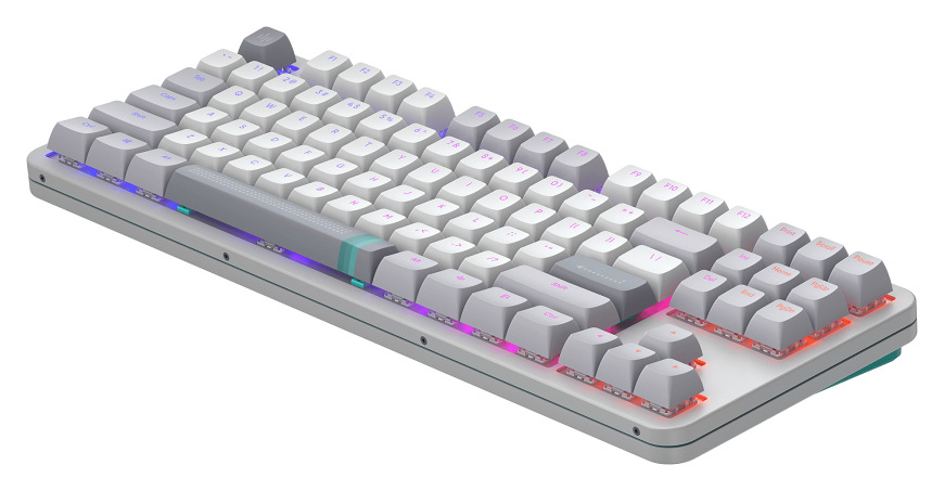Klávesnice Dark Project ALU Daylight US šedá