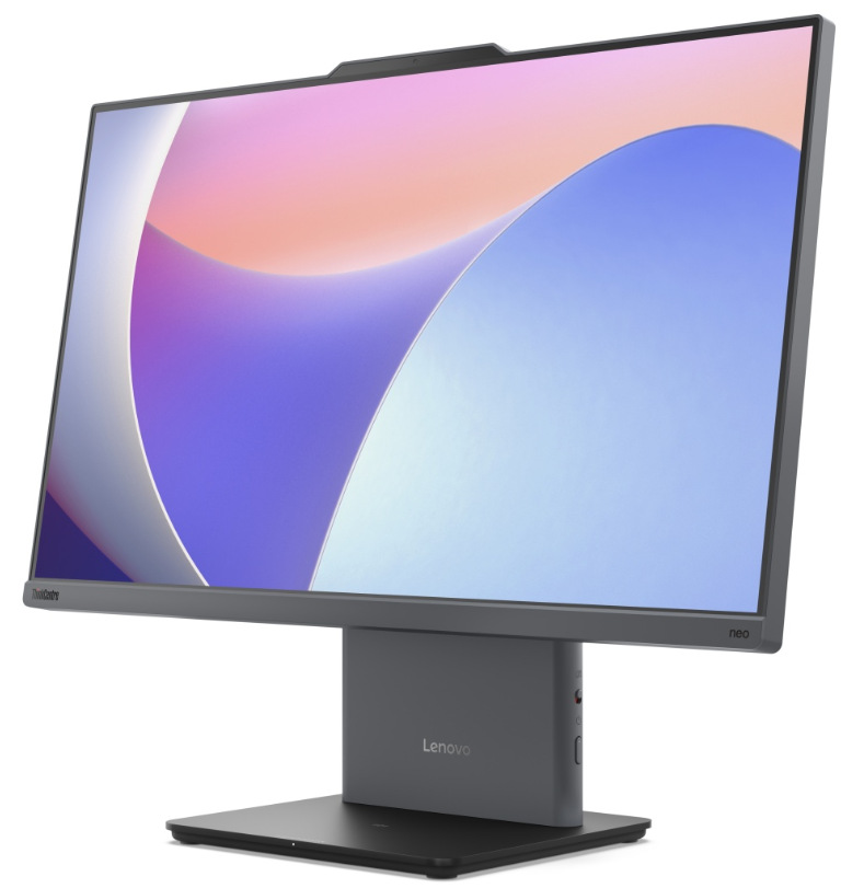 Počítač All In One Lenovo ThinkCentre neo 50a 27 Gen 5 šedý Detail Počítače All In One Lenovo z boční strany