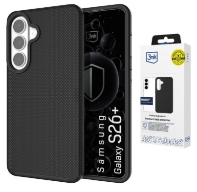 Kryt na mobil 3mk HARDY Shockproof MagCase na Samsung Galaxy S26+ - černý