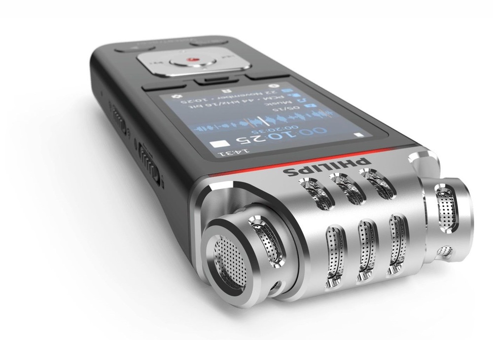 Diktafon Philips DVT8115 černý/stříbrný