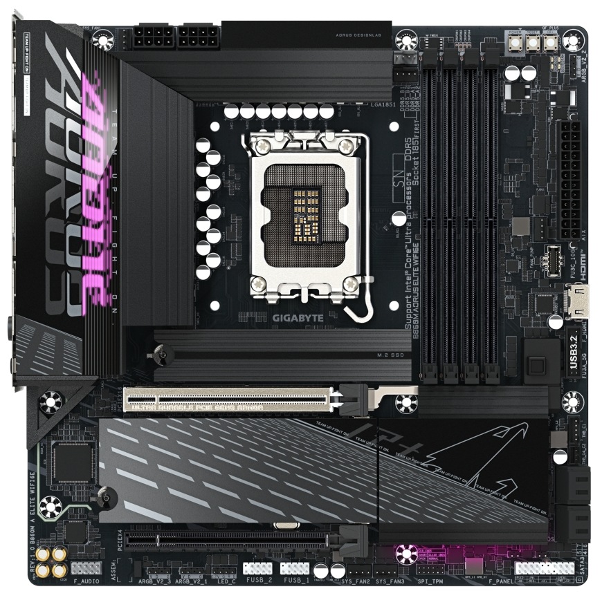 Základní deska GIGABYTE B860M AORUS ELITE WIFI6E