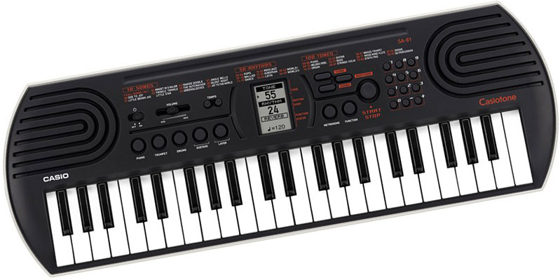 Elektronické klávesy Casio SA 81