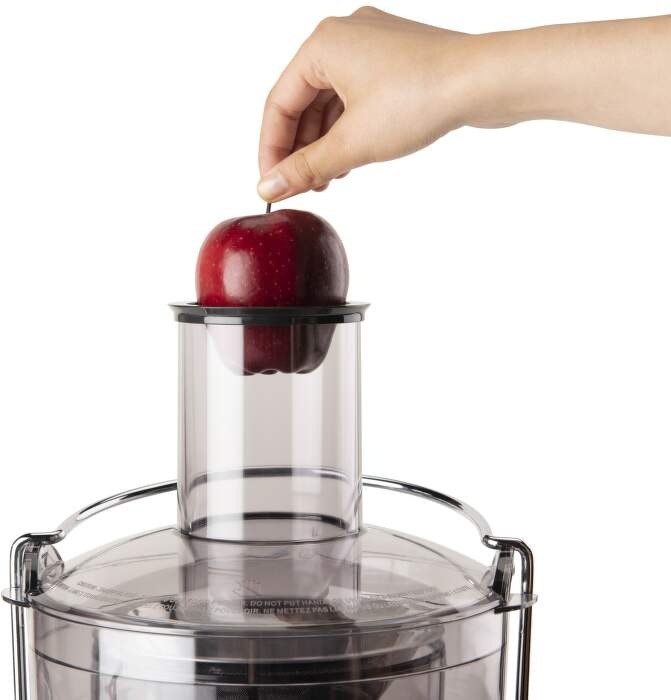 Odšťavňovač Nutribullet NBJ100.G a jeho plnicí otvor