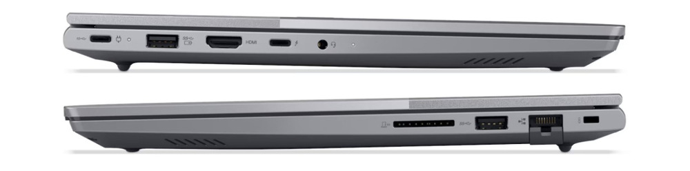 Notebook Lenovo ThinkBook 14 G9 AHP z obou profilů s porty