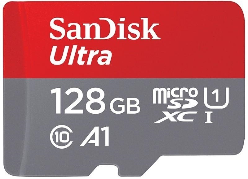 Paměťová karta SANDISK Micro SDXC Ultra Android 128GB UHS-I U1 (120R/20W) + adaptér