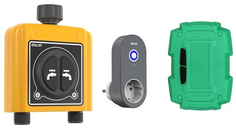 Zavlažovací systém IMMAX NEO LITE SMART dvojitý + čidlo půdní vlhkosti, Wi-Fi, TUYA