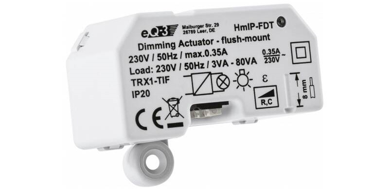 Spínač Homematic IP stmívací akční člen - skrytá montáž