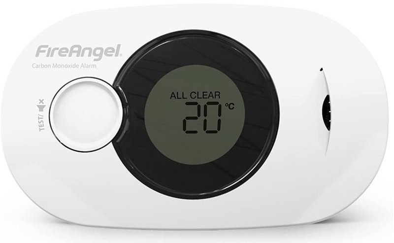 Detektor oxidu uhelnatého FireAngel multifunkční digitální s LCD displejem
