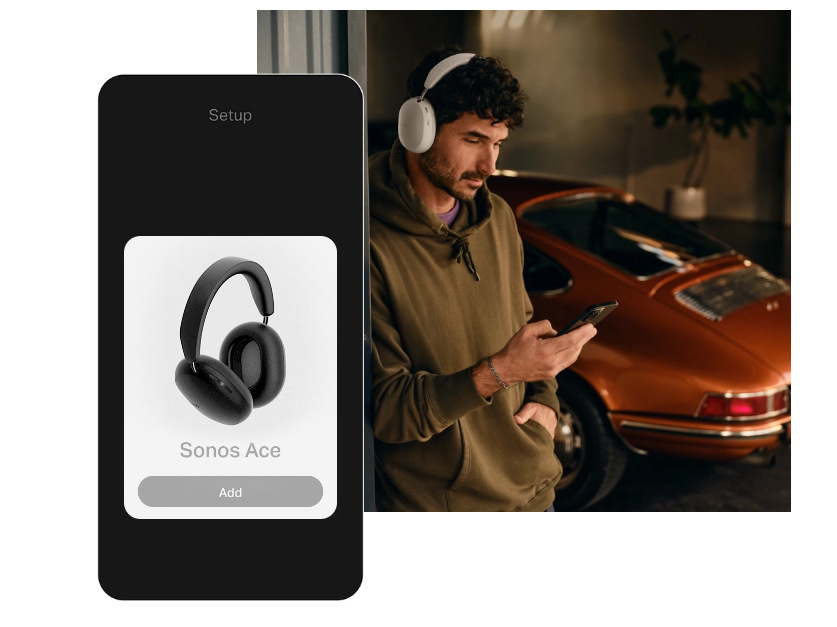 Sluchátka SONOS Ace bílá Sluchátka SONOS Ace bílá