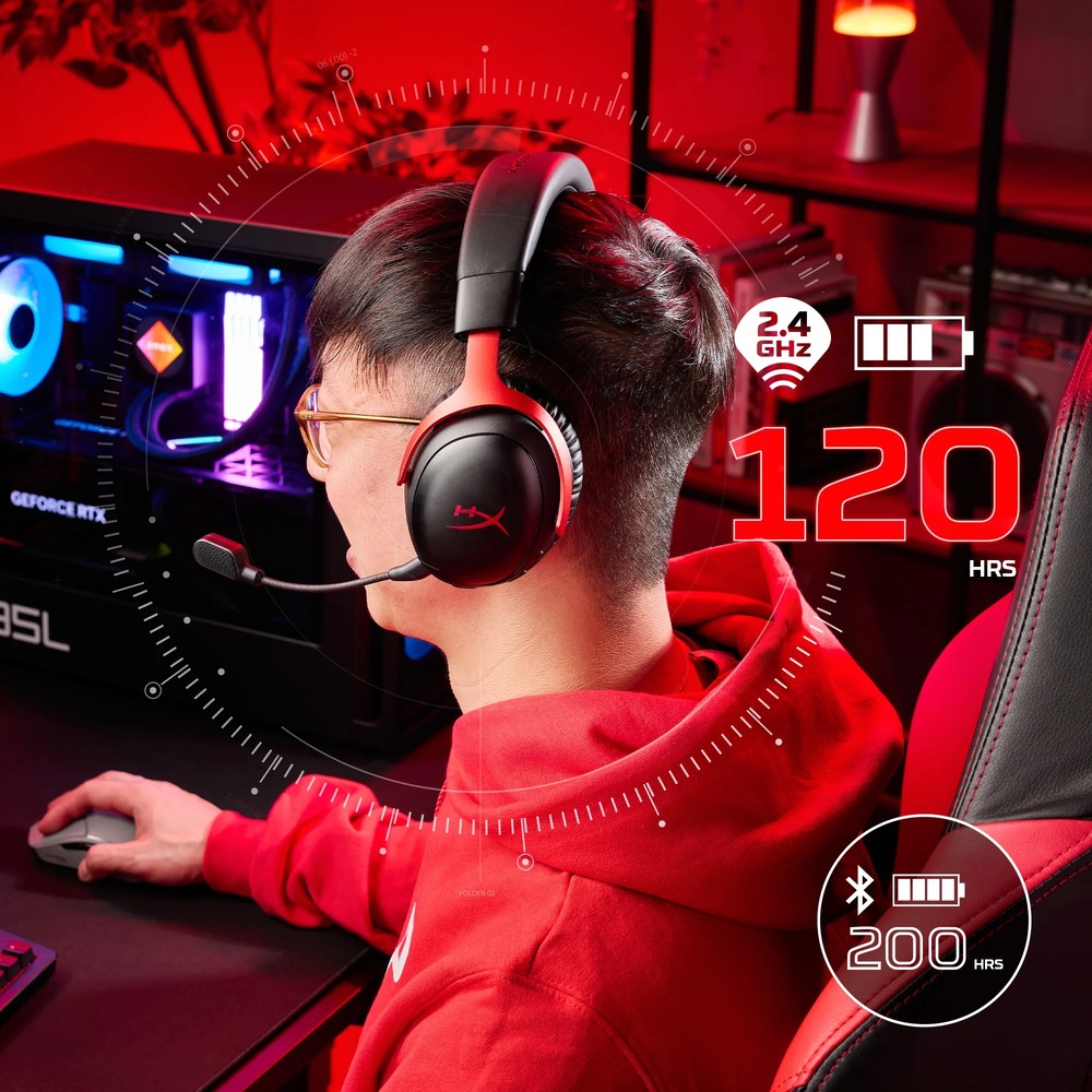 Headset HyperX Cloud III S Wireless bílý Headset HyperX Cloud III S Wireless bílý