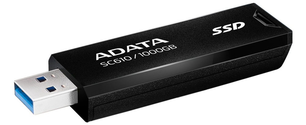 SSD externí ADATA SC610 500GB, USB 3.2 Gen 2 černý SSD externí ADATA SC610