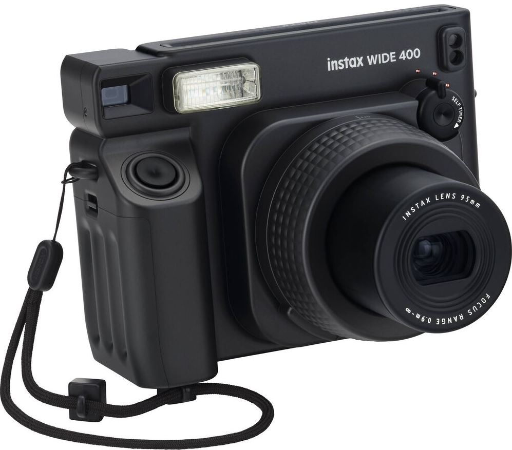 Instantní fotoaparát Fujifilm Instax WIDE 400 černý INSTAX WIDE 400 v moderním stylu