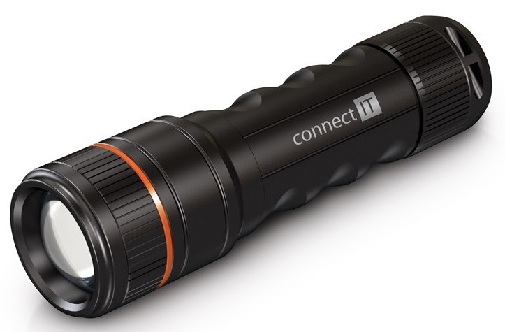 Svítilna Connect IT se světelným tokem 500 lumenů, černá barva