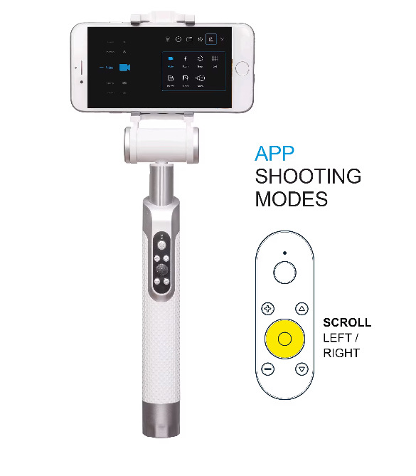 Selfie tyč Pictar Smart Stick černá