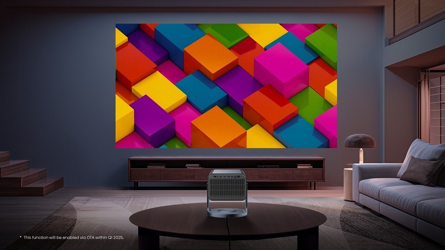 Laser TV Hisense C2, černá, rozpozná a přizpůsobí obraz podle barvy vaší zdi
