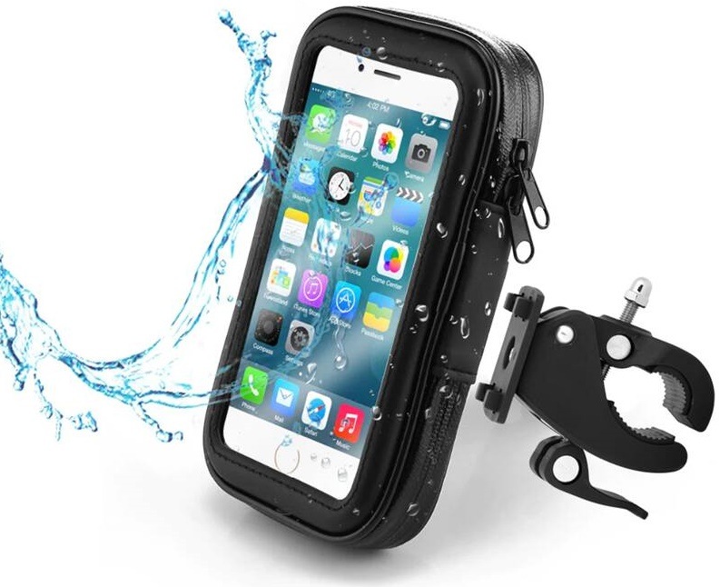 Držák na mobil WG 17 pro 6,5", na kolo černý