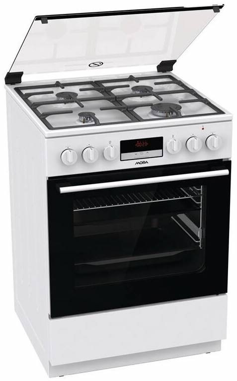 Kombinovaný sporák Mora K 8668 BW6 bílý