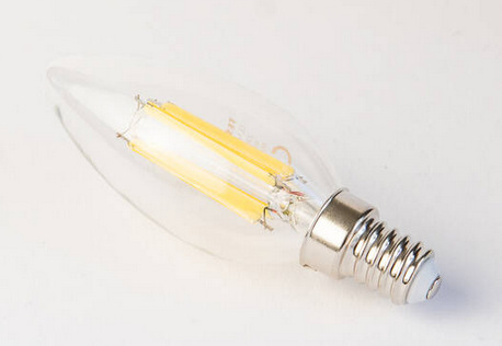 Žárovka LED Tesla Lightning filament svíčka E14, 6W, denní bílá Tesla filament svíčka E14, 6W, denní bílá (CL140640-2)