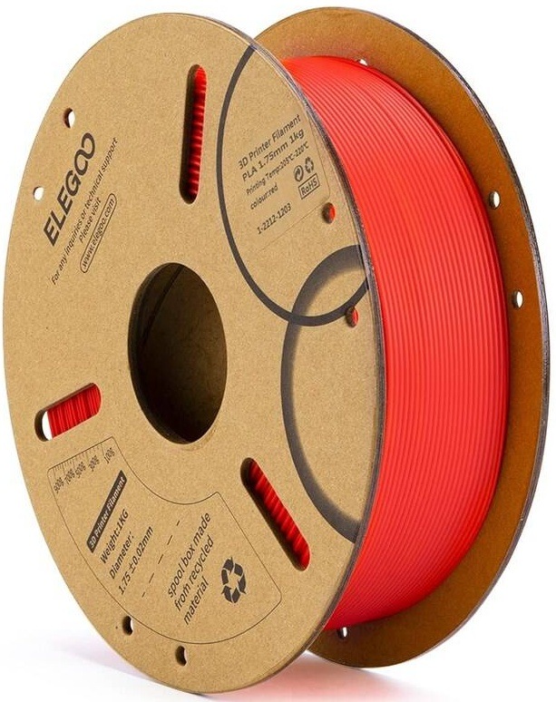 Filament Elegoo PLA 1.75, 1kg červený