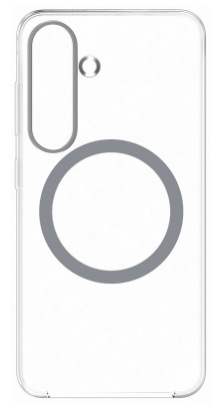 Kryt na mobil Samsung Clear Magnet na Galaxy S25 průhledný