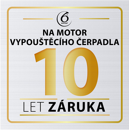 Myčka nádobí Whirlpool WH6FB10BS7A0W bílá, prodloužená záruka 10 let na motor vypouštěcího čerpadla