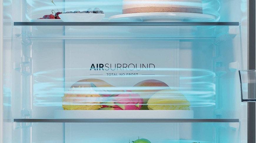 Chladnička s mrazničkou Haier HDPR1618ANPK stříbrná/nerez