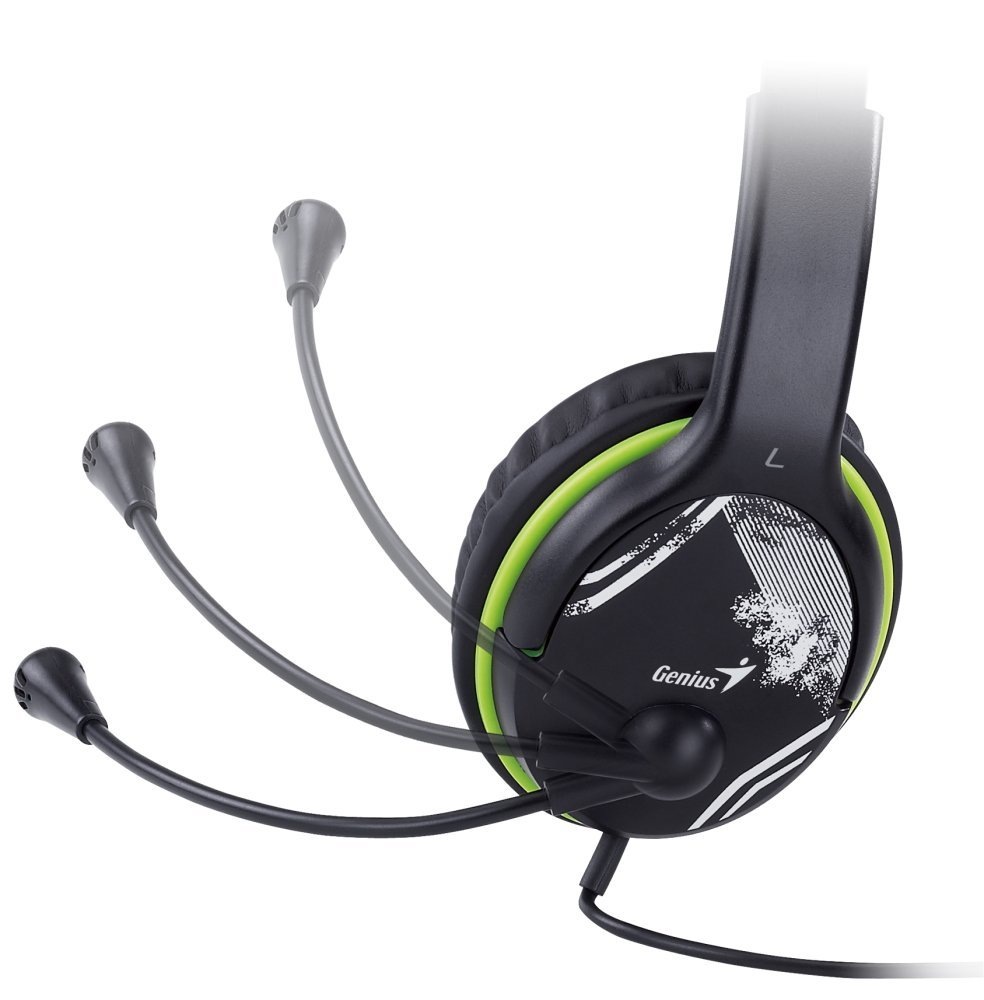 Headset Genius HS-400A černý Genius HS-400A + redukce na Single Jack