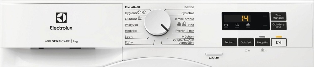 Pračka Electrolux SensiCare 600 EW6F1481C bílá Pračka Electrolux SensiCare 600 EW6F1481C bílá