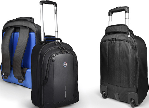 Batoh na notebook PORT DESIGNS Chicago Evo Trolley na 15,6" a 10,1" tablet černý