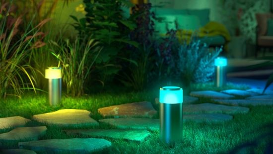 Venkovní svítidlo Philips Hue Calla White and Color Ambiance, bez zdroje nerez Venkovní svítidlo Philips Hue Calla White and Color Ambiance, bez zdroje nerez