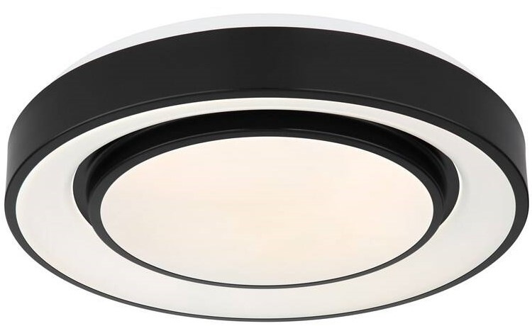 Stropní svítidlo GLOBO Sully, 38 cm, LED, 24W, RGB černé