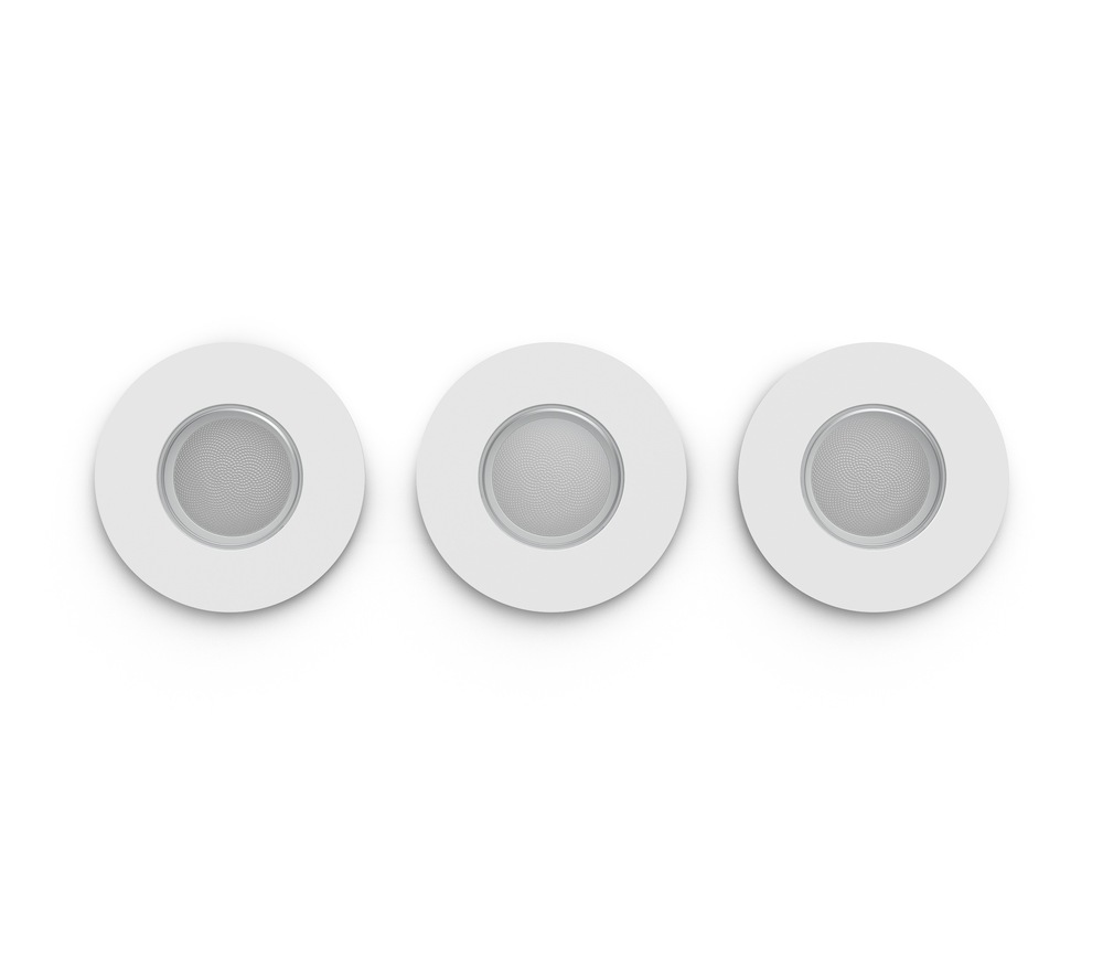 Celkový pohled na vestavná bílá svítidla Philips Adore Hue