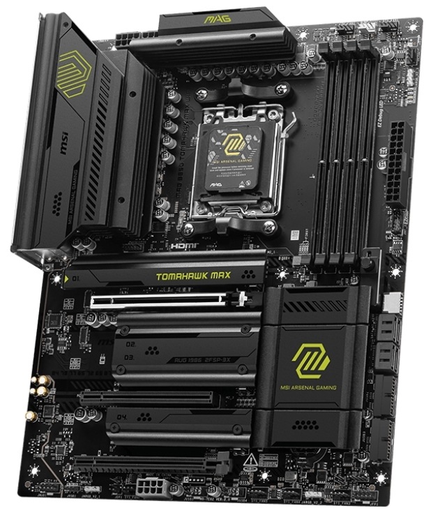 Základní deska MSI MAG B850 TOMAHAWK MAX WIFI Základní deska MSI MAG B850 TOMAHAWK MAX WIFI AMD AM5, ATX, černá barva
