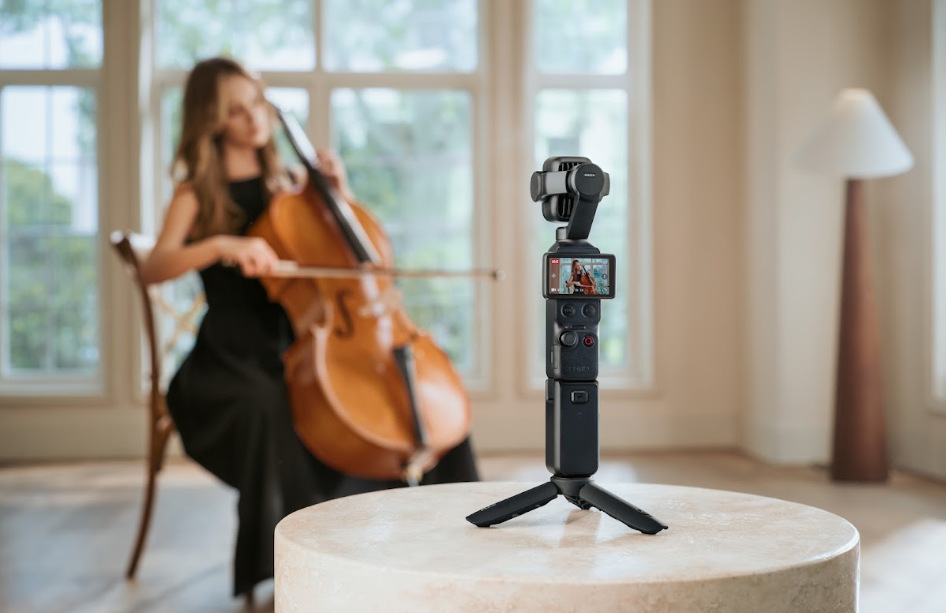 Outdoorová kamera DJI Osmo Pocket 4P Standard Combo černá DJI Osmo Pocket 4P podporuje i barevný profil D-Log pro snadnou postprodukci