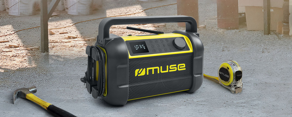 Radiopřijímač MUSE M-928BTY žluté Radiopřijímač MUSE M-928BTY žluté