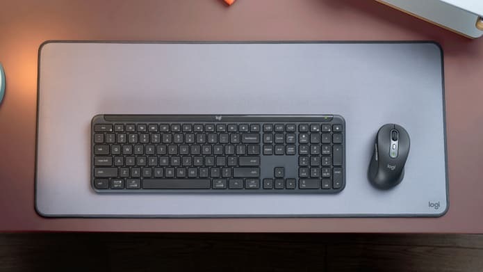Klávesnice s myší Logitech Signature Slim Combo MK950 grafitová Logitech Signature Slim Combo MK950