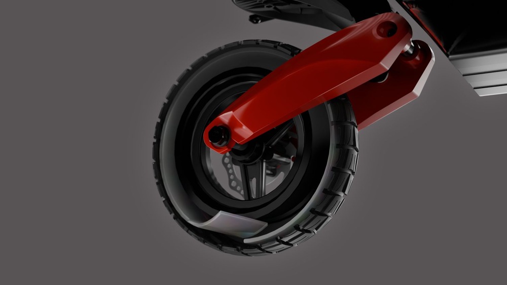 Elektrická koloběžka Sencor Scooter X50 OFF-ROAD černá Bezdušové pneumatiky elektrické koloběžky Sencor Scooter X50 OFF-ROAD