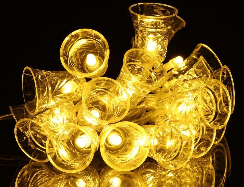 Vánoční osvětlení RETLUX RXL 491, girlanda zvonečky, 20 LED, teplá bílá