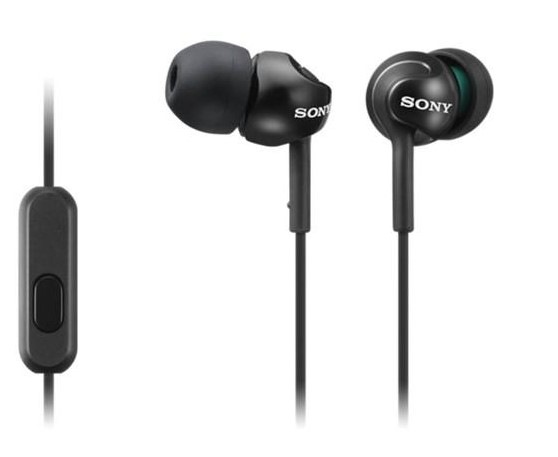 Sony MDR-EX110AP, černá