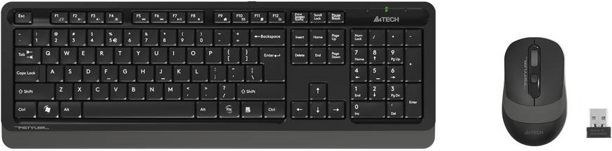 Klávesnice s myší A4Tech FG1010 FSTYLER černá/šedá A4Tech FG1010 FSTYLER