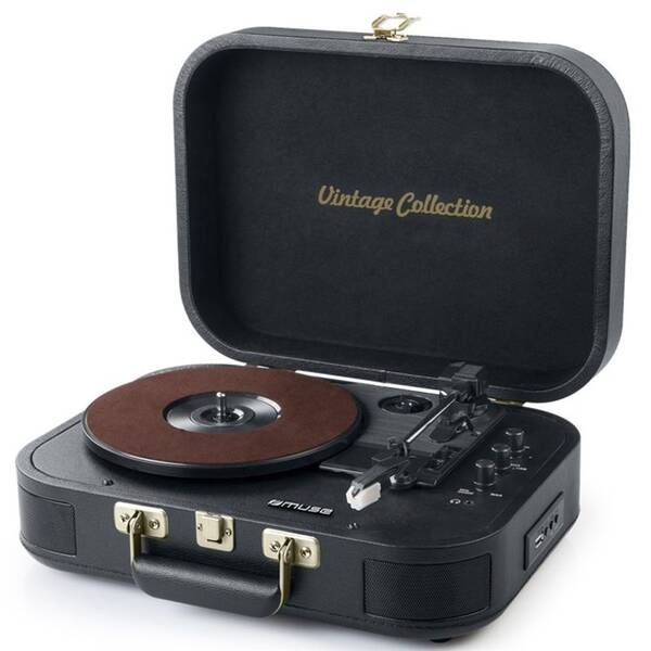 Gramofon MUSE MT-201 GLD černý/zlatý