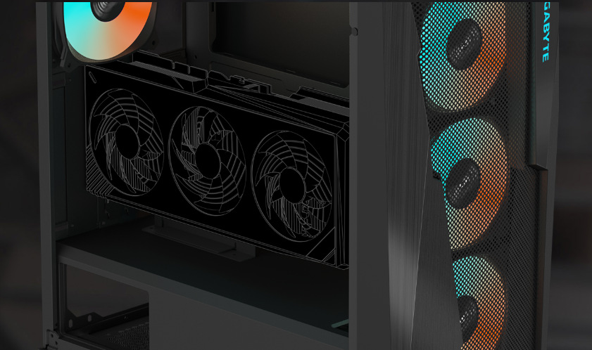 Case GIGABYTE C301 bílá