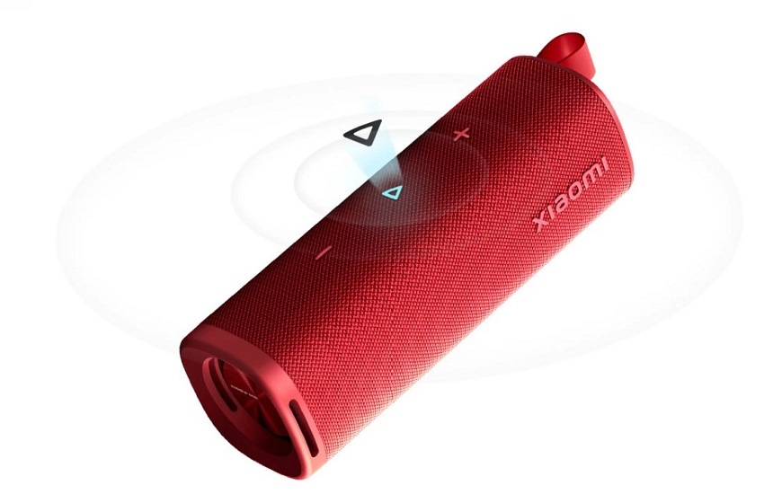 Detailní pohled na přenosný reproduktor Xiaomi Sound Outdoor (30W)