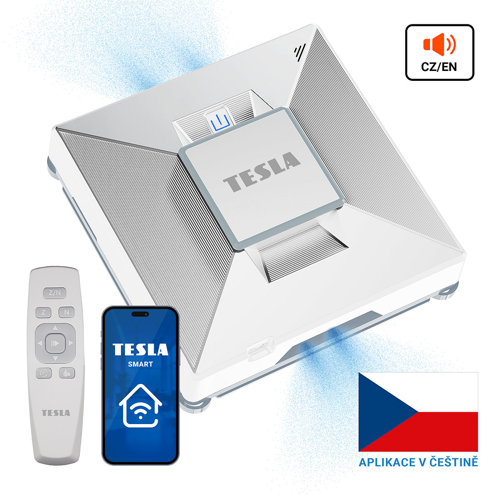 Robotický čistič oken Tesla RoboStar W800 Wi-Fi bílý